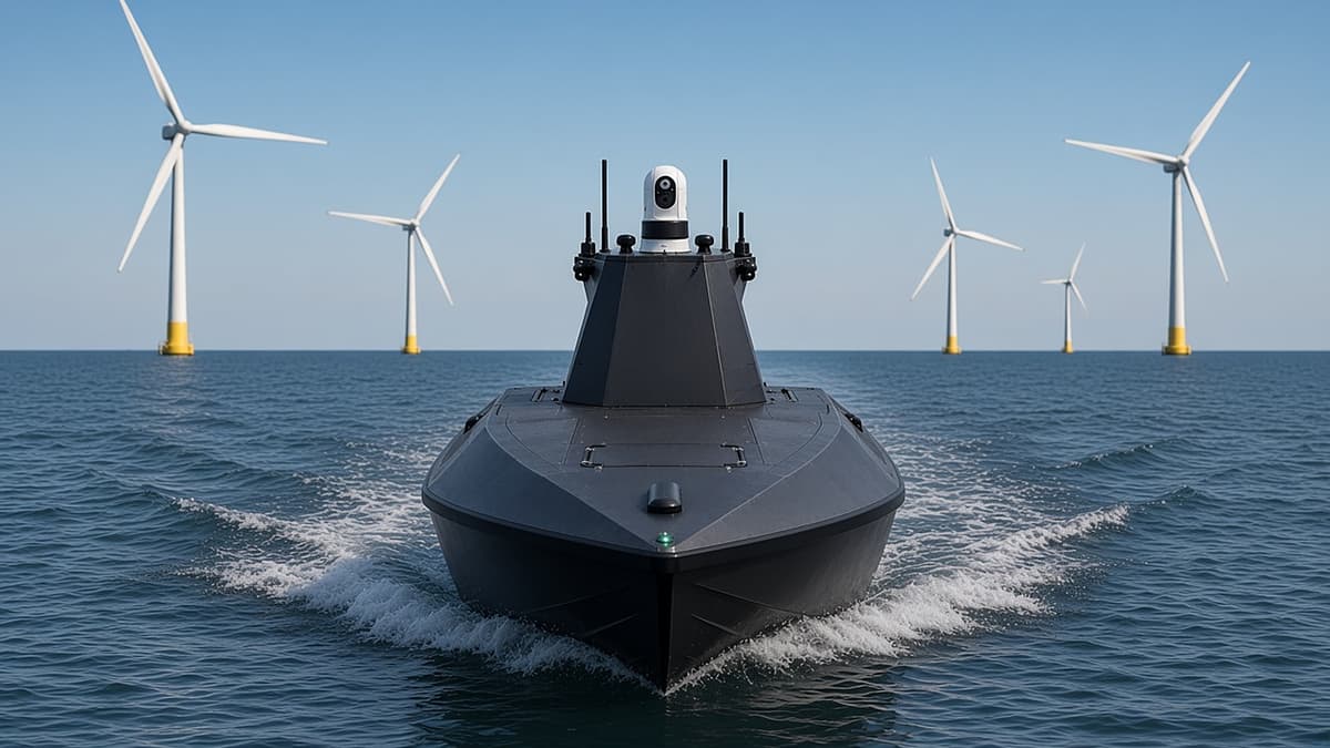 FlySpark SeaScout S8 Uncrewed Surface Vessel (USV) for Maritime Surveillance | 8.4m Low-Signature Hull, 55kt, 650NM Range, 30-Day Endurance, 600kg Payload & Open Autonomy — view 9