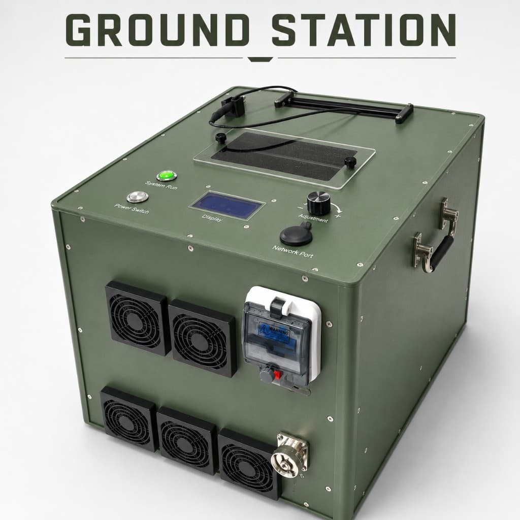 FlySpark Tethered Power System – 100 Meter Series | 1.5kW to 30kW Regulated DC UAV Power System — view 1