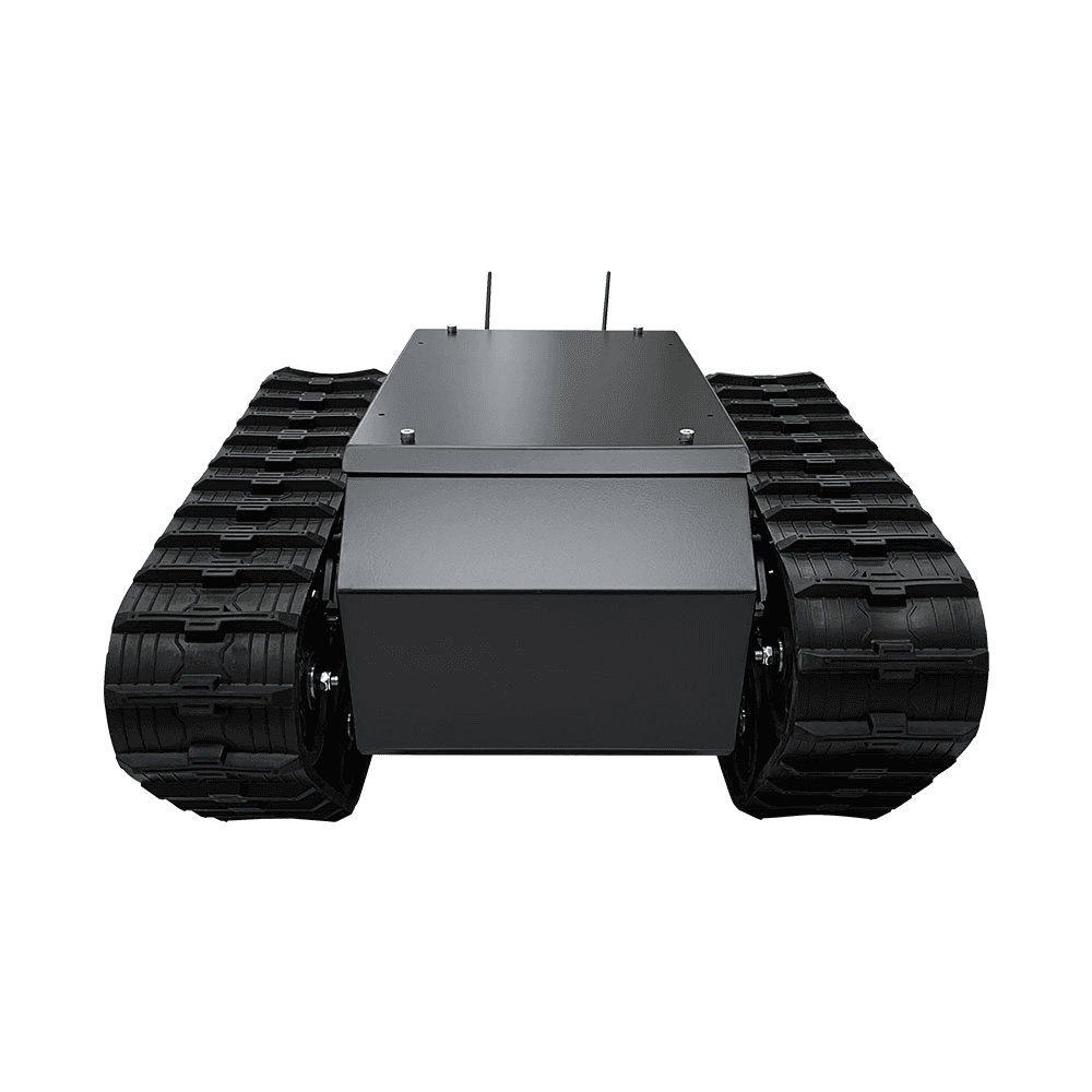 FlySpark TK1000 Stair-Climbing Robot Tank Chassis – Tracked UGV Platform | 100kg Payload, 40° Climb, 180mm Obstacles, 4h Endurance, IP65, 2×1000W Brushless & Serial/CAN — view 6