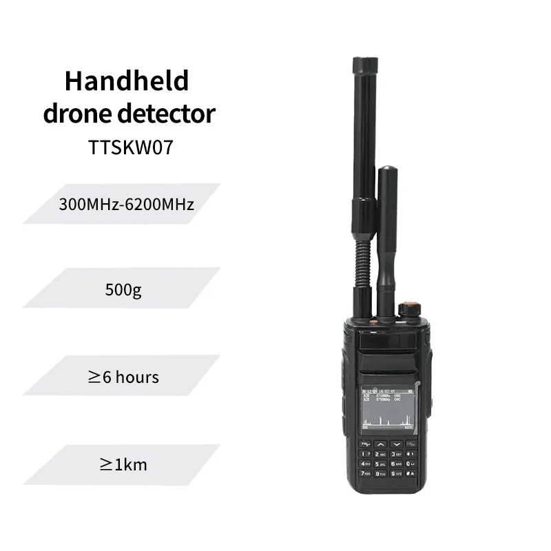 FlySpark Wearable Drone Detector Pro | 300MHz–6200MHz Passive UAV RF Detection & Spectrum Display Device — view 2