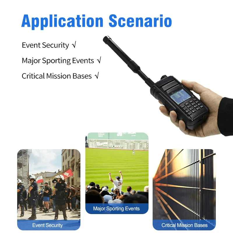 FlySpark Wearable Drone Detector Pro | 300MHz–6200MHz Passive UAV RF Detection & Spectrum Display Device — view 4