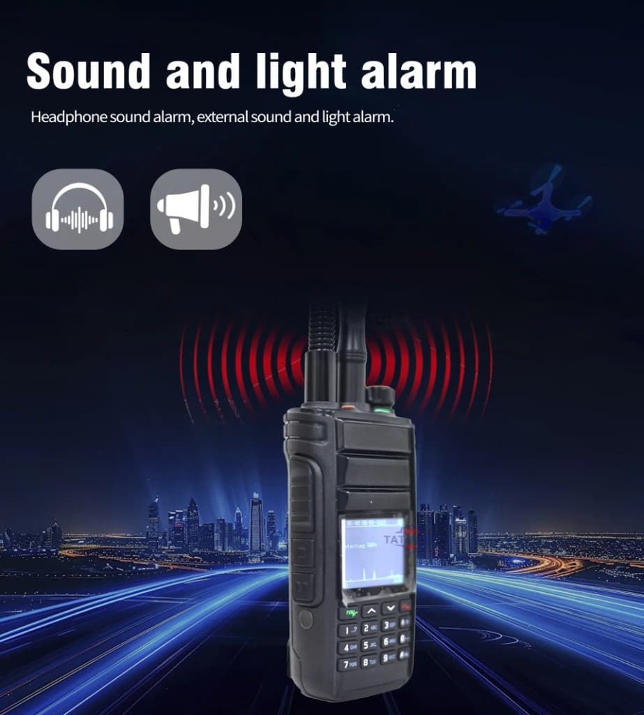 FlySpark Wearable Drone Detector Pro | 300MHz–6200MHz Passive UAV RF Detection & Spectrum Display Device — view 7