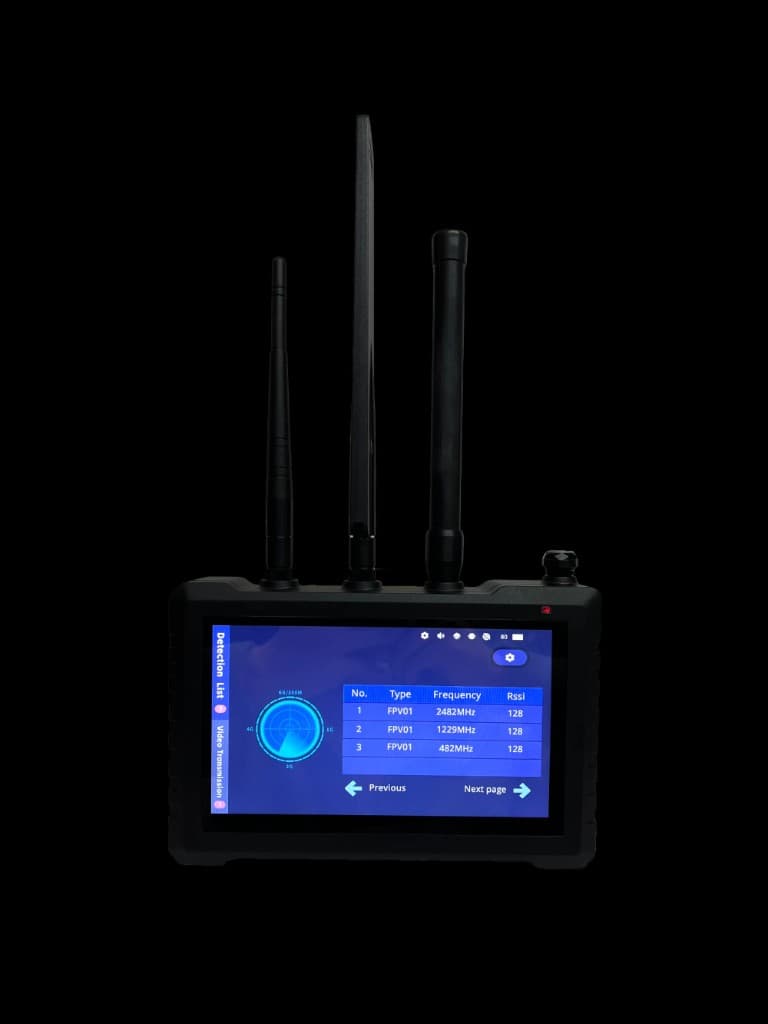 FlySpark Wearable Drone Detector Video Capture | 70MHz–6.2GHz Passive UAV & FPV Video Detection System — view 1