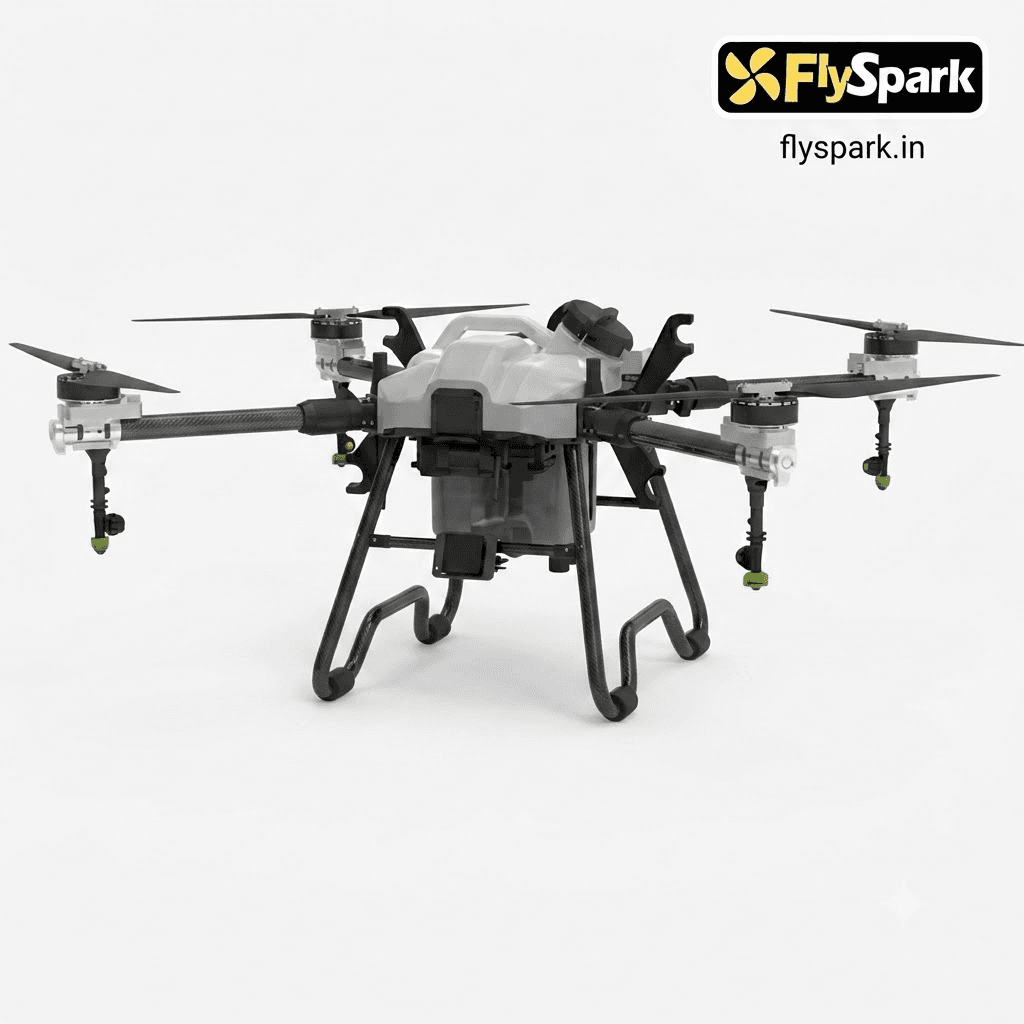 FlySpark X4-15 Agriculture Spraying UAV | 15L Crop Spraying Drone with GPS / RTK Options, 25L Spreader Support, 12S Battery, 3-6m Spray Width & Obstacle Avoidance — view 2