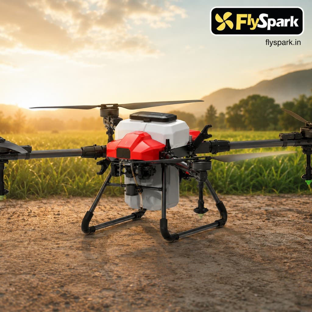 FlySpark X4-40 Agriculture Spraying UAV | 40L Crop Spraying Drone with GPS / RTK Options, 18S Battery, 8-10m Spray Width & Obstacle Avoidance — view 1
