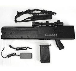 FlySpark Guardian-S08 Gun-Type Anti-Drone Jamming Device | 180W Portable Directional RF Drone Jammer | 410MHz–5900MHz