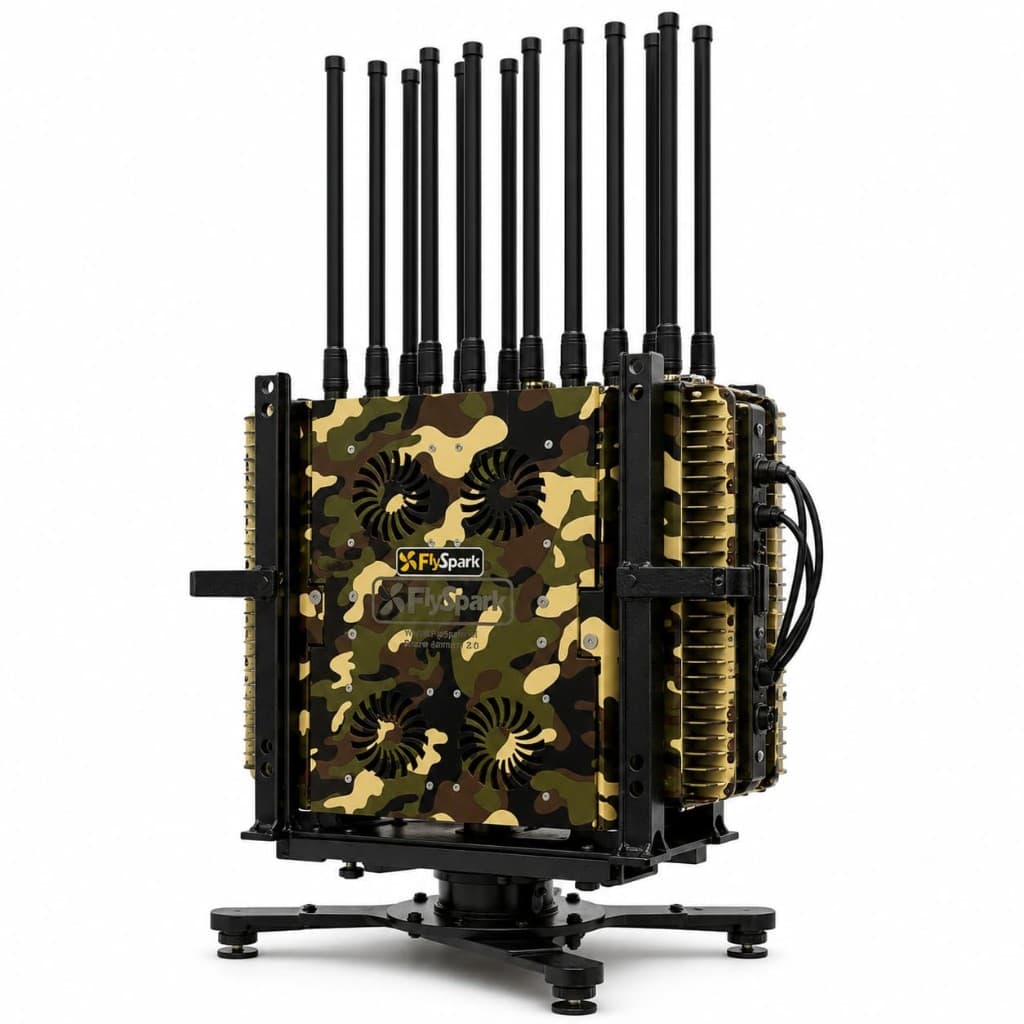 FlySpark Guardian-X11 Military Grade 11-Band Anti-Drone Jamming System | 400MHz–6GHz RF Drone Defense Platform — view 4