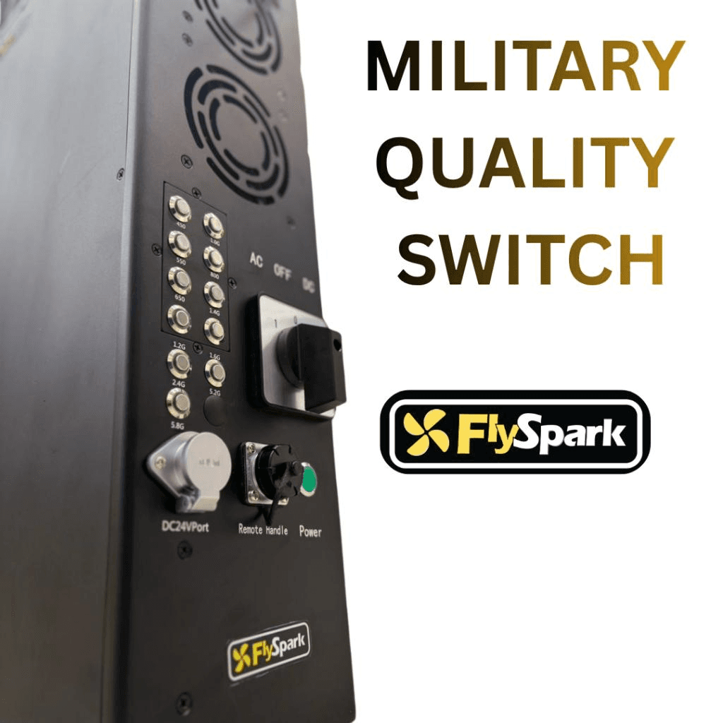 FlySpark Guardian-X11 Backpack Military Grade 11-Band Portable Anti-Drone Jamming System (330W Total RF Output | 400MHz–6GHz) — view 4