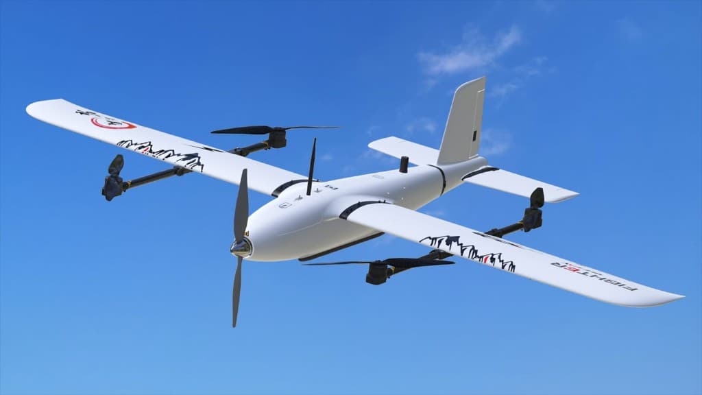 FlySpark Makeflyeasy Fighter 2430mm 4+1 VTOL UAV Platform | Long Range Professional VTOL Drone | Up to 155km Range | 3kg Payload Capacity — view 1