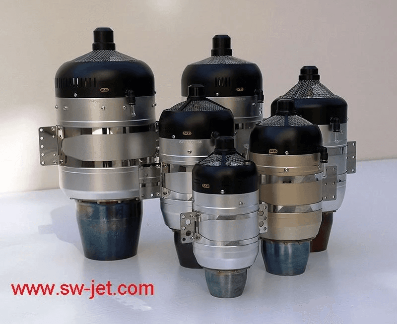 Swiwin Turbine SW600PRO 60Kg Thrust Jet Engine — view 1