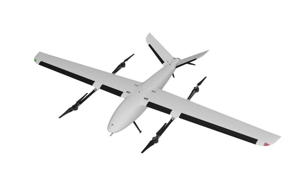 UAVMODEL X2400 VTOL Fixed Wing Long-Endurance UAV Platform | Up To 240 Minutes Flight Time | 210km Range | 2kg Payload Capacity — view 1