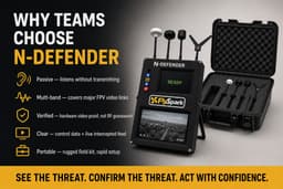 FlySpark N-DEFENDER Passive Multi-Band Drone Detection & Video Interception System | 1.08GHz–8.26GHz FPV Drone Threat Sensor FlySpark N-DEFENDER Passive Multi-Band Drone Detection & Video Interception System | 1.08GHz–8.26GHz FPV Drone Threat Sensor — view 11