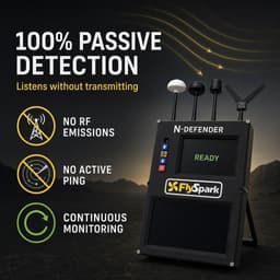 FlySpark N-DEFENDER Passive Multi-Band Drone Detection & Video Interception System | 1.08GHz–8.26GHz FPV Drone Threat Sensor FlySpark N-DEFENDER Passive Multi-Band Drone Detection & Video Interception System | 1.08GHz–8.26GHz FPV Drone Threat Sensor — view 12