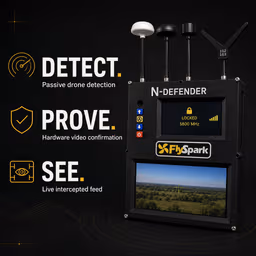FlySpark N-DEFENDER Passive Multi-Band Drone Detection & Video Interception System | 1.08GHz–8.26GHz FPV Drone Threat Sensor FlySpark N-DEFENDER Passive Multi-Band Drone Detection & Video Interception System | 1.08GHz–8.26GHz FPV Drone Threat Sensor — view 16