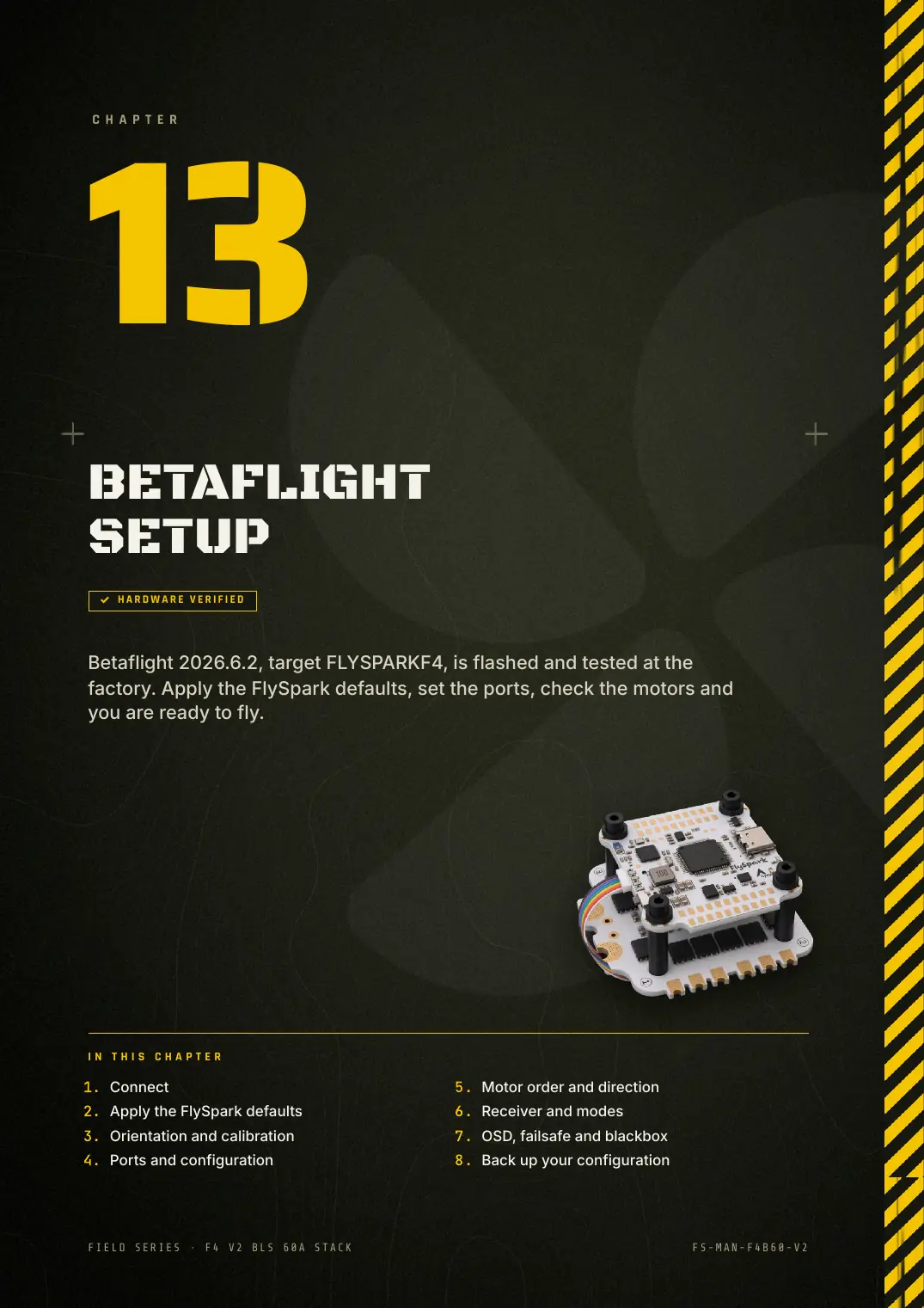 FlySpark F4 V2 BLS 60A Stack — User Manual, page 48