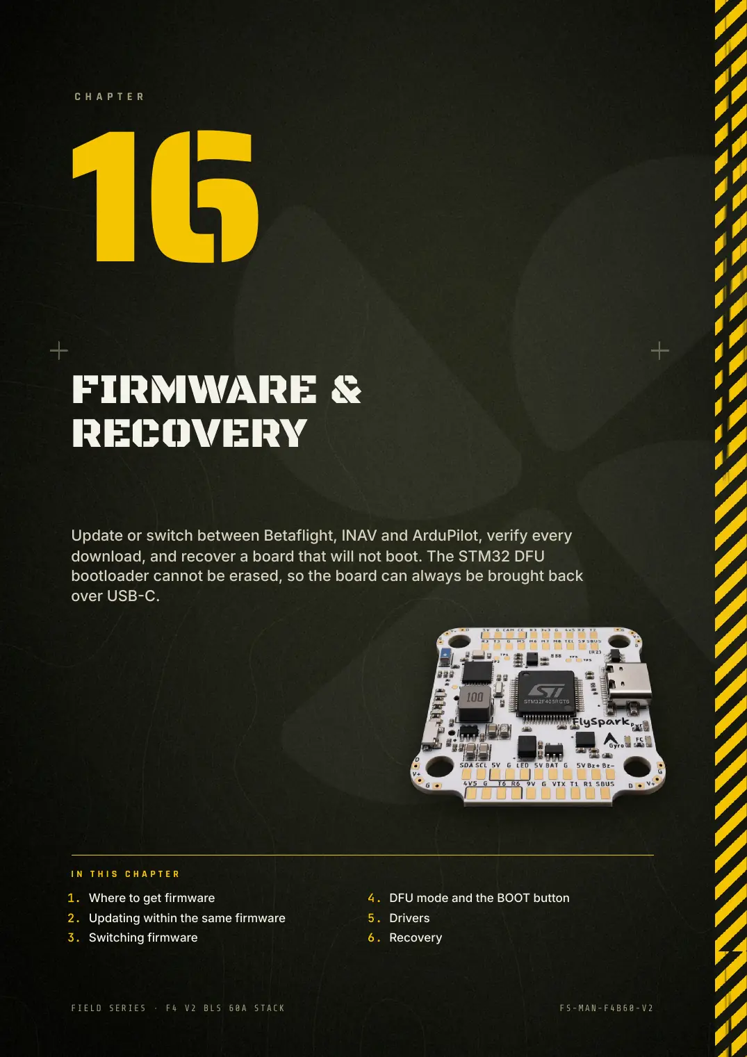 FlySpark F4 V2 BLS 60A Stack — User Manual, page 61