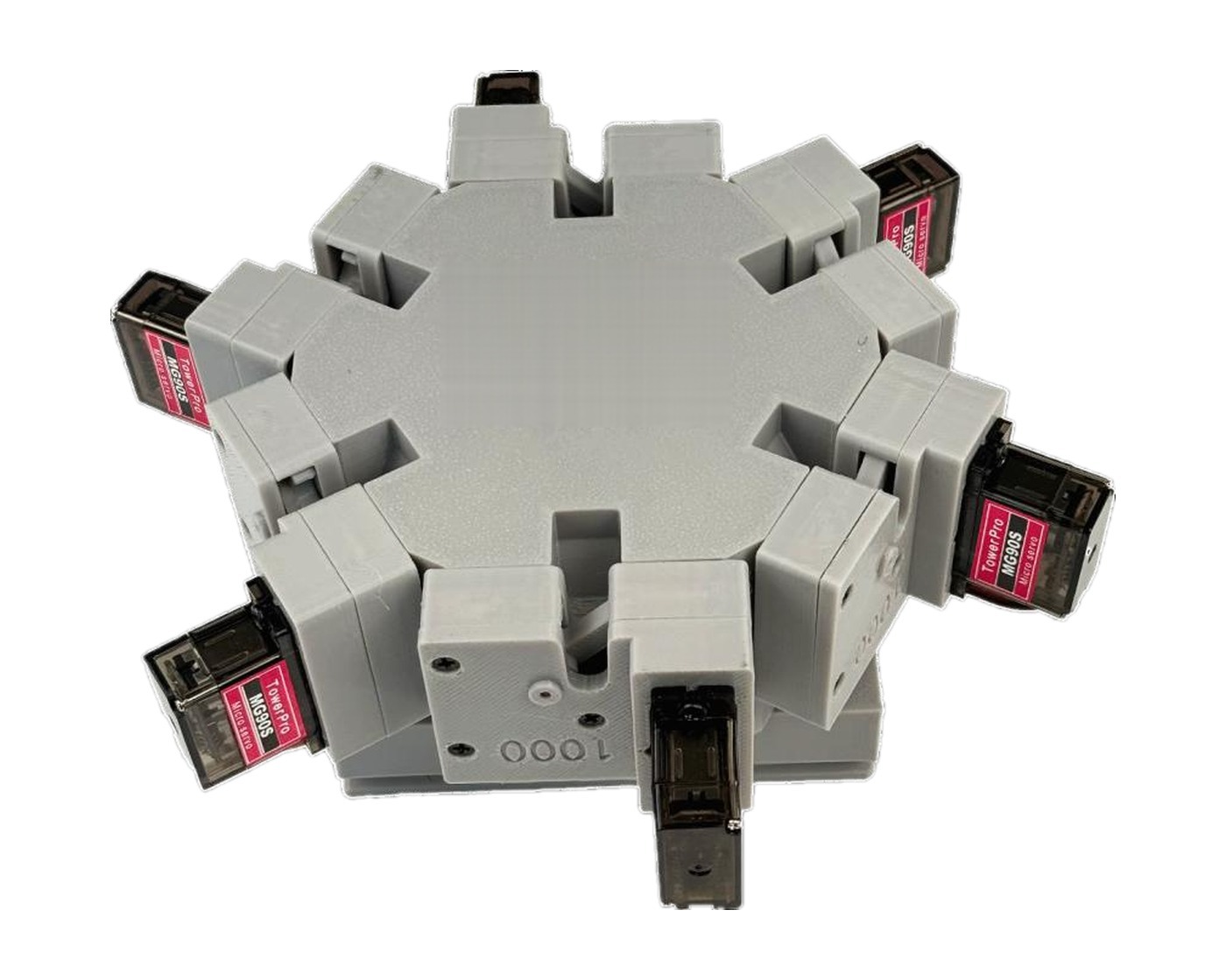 FlySpark First-Aid Kit Drone Dropper 6-lock body with six radial servo-actuated release locks