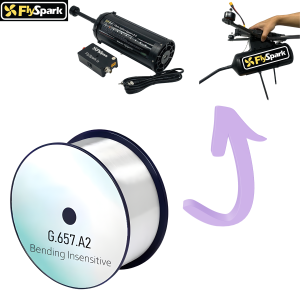 Drone Fiber Optic Spool Cable (G.657.A2) — FPV / Military / Tethered Drone Solutions (10–60 km) 🧵🚁