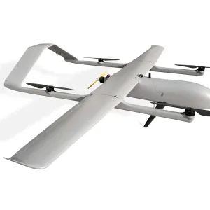 Flyspark 0173 Hybrid VTOL Fixed Wing Drone - 3600mm Wingspan, 40kg MTOW, 6kg Payload, 6 Hours Endurance, Carbon Fiber Pusher Propeller Gasoline UAV