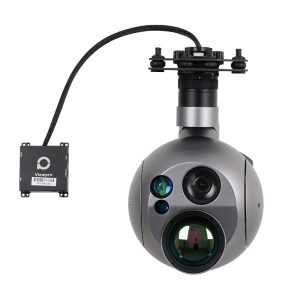 FlySpark VisionTrack-30TR-50 EO/IR AI Tracking Gimbal Camera with 5km Laser Rangefinder