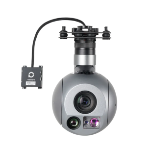 FlySpark VisionTrack-40TR Pro 40x EO/IR AI Tracking Gimbal Camera with Laser Rangefinder
